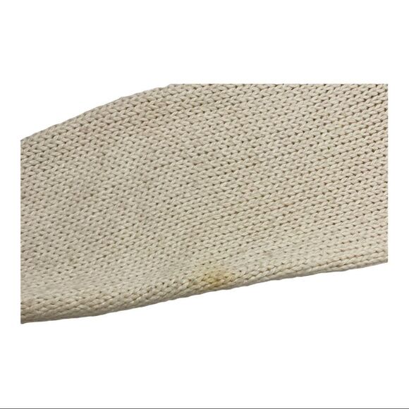 Needles & Yarn Women's Cardigan Sweater Ivory Floral Embroidered Size Medium - Picture 10 of 14